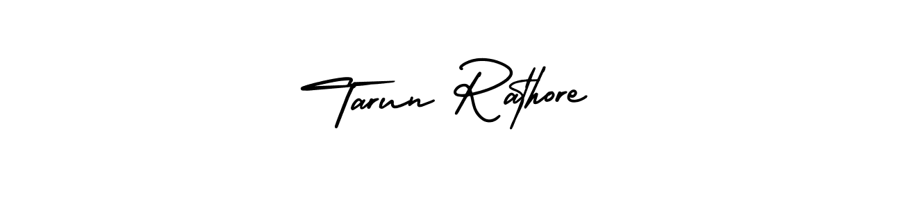 Design your own signature with our free online signature maker. With this signature software, you can create a handwritten (AmerikaSignatureDemo-Regular) signature for name Tarun Rathore. Tarun Rathore signature style 3 images and pictures png