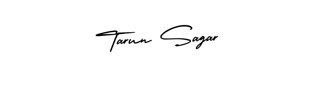 Create a beautiful signature design for name Tarun Sagar. With this signature (AmerikaSignatureDemo-Regular) fonts, you can make a handwritten signature for free. Tarun Sagar signature style 3 images and pictures png