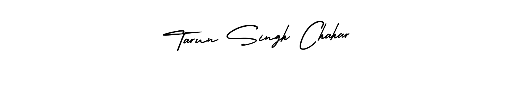 Make a short Tarun Singh Chahar signature style. Manage your documents anywhere anytime using AmerikaSignatureDemo-Regular. Create and add eSignatures, submit forms, share and send files easily. Tarun Singh Chahar signature style 3 images and pictures png