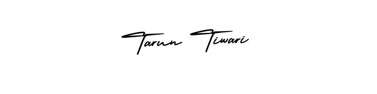 Make a beautiful signature design for name Tarun Tiwari. With this signature (AmerikaSignatureDemo-Regular) style, you can create a handwritten signature for free. Tarun Tiwari signature style 3 images and pictures png