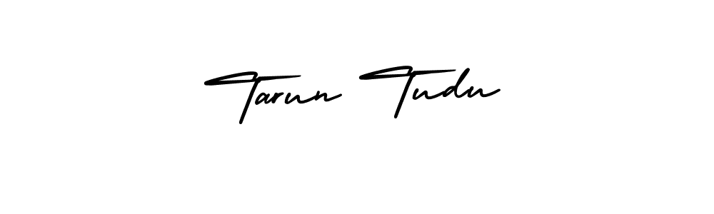 This is the best signature style for the Tarun Tudu name. Also you like these signature font (AmerikaSignatureDemo-Regular). Mix name signature. Tarun Tudu signature style 3 images and pictures png
