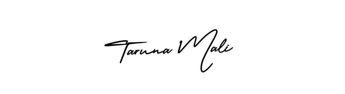 It looks lik you need a new signature style for name Taruna Mali. Design unique handwritten (AmerikaSignatureDemo-Regular) signature with our free signature maker in just a few clicks. Taruna Mali signature style 3 images and pictures png