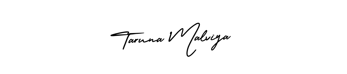 How to make Taruna Malviya signature? AmerikaSignatureDemo-Regular is a professional autograph style. Create handwritten signature for Taruna Malviya name. Taruna Malviya signature style 3 images and pictures png