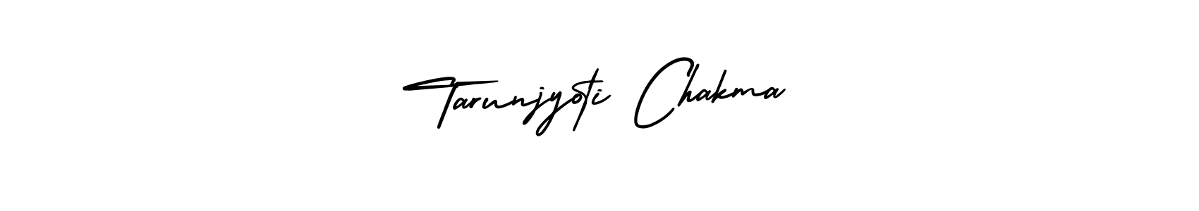 Make a beautiful signature design for name Tarunjyoti Chakma. With this signature (AmerikaSignatureDemo-Regular) style, you can create a handwritten signature for free. Tarunjyoti Chakma signature style 3 images and pictures png