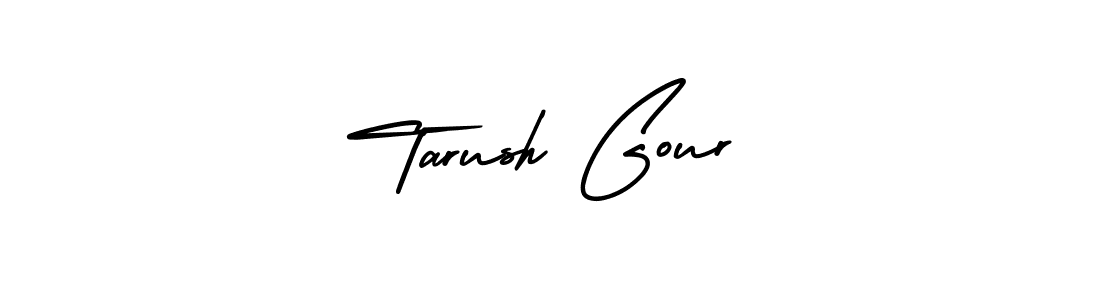 Design your own signature with our free online signature maker. With this signature software, you can create a handwritten (AmerikaSignatureDemo-Regular) signature for name Tarush Gour. Tarush Gour signature style 3 images and pictures png