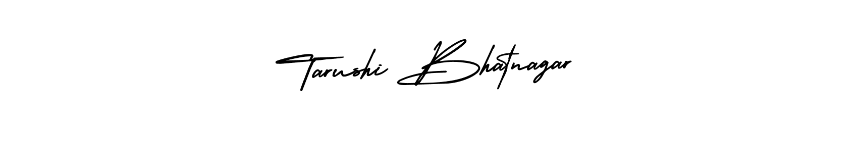 Design your own signature with our free online signature maker. With this signature software, you can create a handwritten (AmerikaSignatureDemo-Regular) signature for name Tarushi Bhatnagar. Tarushi Bhatnagar signature style 3 images and pictures png