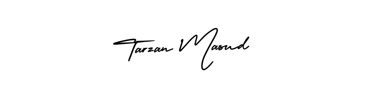 Make a beautiful signature design for name Tarzan Masud. With this signature (AmerikaSignatureDemo-Regular) style, you can create a handwritten signature for free. Tarzan Masud signature style 3 images and pictures png