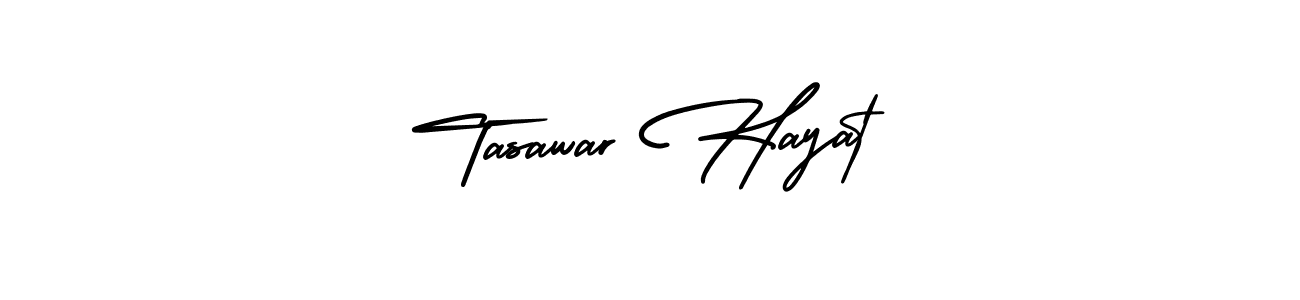 Make a beautiful signature design for name Tasawar Hayat. Use this online signature maker to create a handwritten signature for free. Tasawar Hayat signature style 3 images and pictures png
