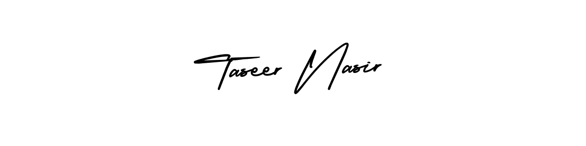 Use a signature maker to create a handwritten signature online. With this signature software, you can design (AmerikaSignatureDemo-Regular) your own signature for name Taseer Nasir. Taseer Nasir signature style 3 images and pictures png