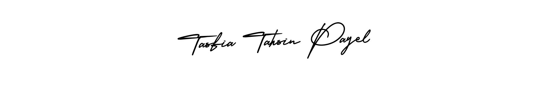 How to make Tasfia Tahsin Payel name signature. Use AmerikaSignatureDemo-Regular style for creating short signs online. This is the latest handwritten sign. Tasfia Tahsin Payel signature style 3 images and pictures png