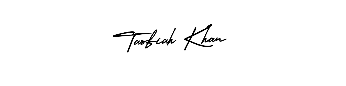 Create a beautiful signature design for name Tasfiah Khan. With this signature (AmerikaSignatureDemo-Regular) fonts, you can make a handwritten signature for free. Tasfiah Khan signature style 3 images and pictures png