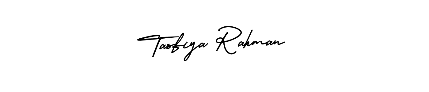 Use a signature maker to create a handwritten signature online. With this signature software, you can design (AmerikaSignatureDemo-Regular) your own signature for name Tasfiya Rahman. Tasfiya Rahman signature style 3 images and pictures png