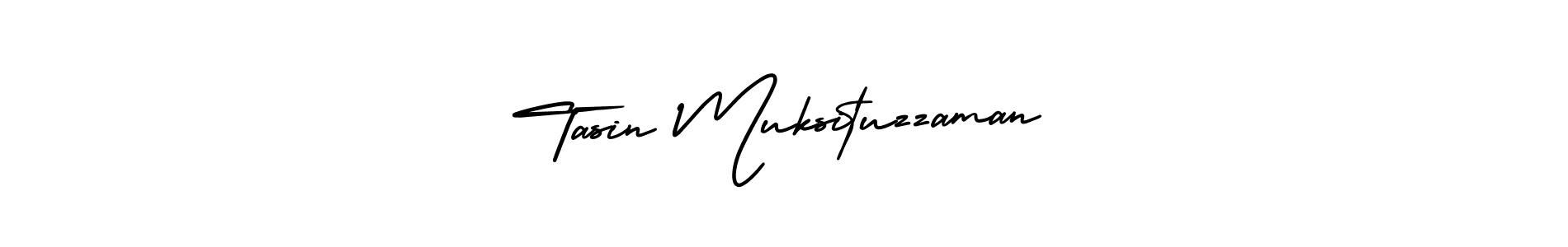 How to make Tasin Muksituzzaman name signature. Use AmerikaSignatureDemo-Regular style for creating short signs online. This is the latest handwritten sign. Tasin Muksituzzaman signature style 3 images and pictures png