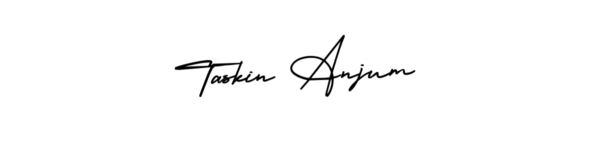 Once you've used our free online signature maker to create your best signature AmerikaSignatureDemo-Regular style, it's time to enjoy all of the benefits that Taskin Anjum name signing documents. Taskin Anjum signature style 3 images and pictures png