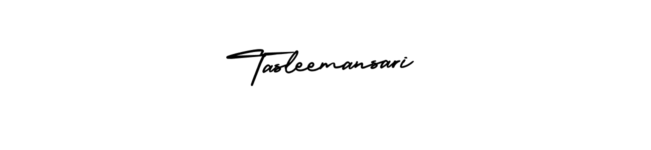 It looks lik you need a new signature style for name Tasleemansari. Design unique handwritten (AmerikaSignatureDemo-Regular) signature with our free signature maker in just a few clicks. Tasleemansari signature style 3 images and pictures png