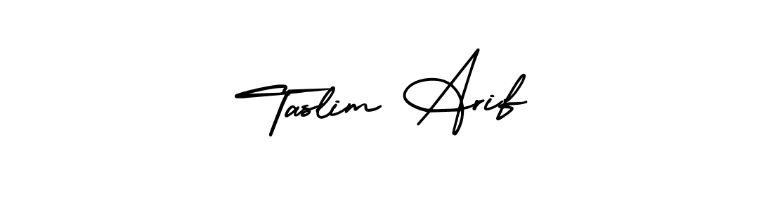 if you are searching for the best signature style for your name Taslim Arif. so please give up your signature search. here we have designed multiple signature styles  using AmerikaSignatureDemo-Regular. Taslim Arif signature style 3 images and pictures png