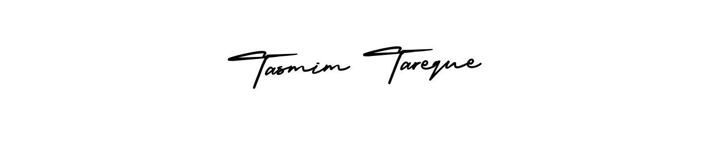 It looks lik you need a new signature style for name Tasmim Tareque. Design unique handwritten (AmerikaSignatureDemo-Regular) signature with our free signature maker in just a few clicks. Tasmim Tareque signature style 3 images and pictures png