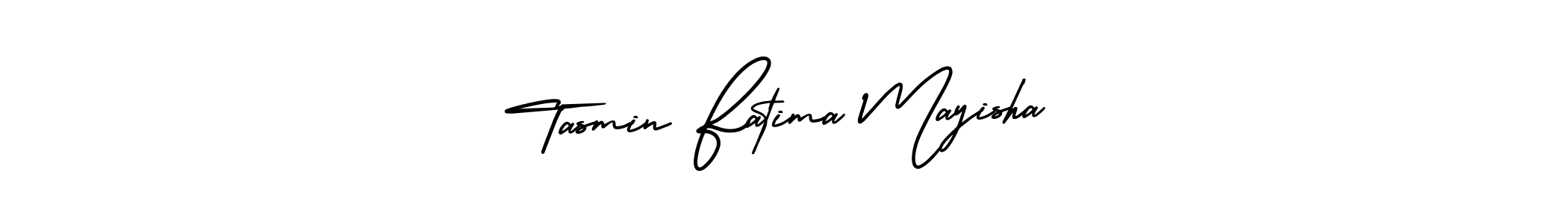 See photos of Tasmin Fatima Mayisha official signature by Spectra . Check more albums & portfolios. Read reviews & check more about AmerikaSignatureDemo-Regular font. Tasmin Fatima Mayisha signature style 3 images and pictures png