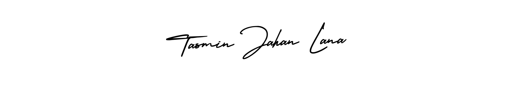 Use a signature maker to create a handwritten signature online. With this signature software, you can design (AmerikaSignatureDemo-Regular) your own signature for name Tasmin Jahan Lana. Tasmin Jahan Lana signature style 3 images and pictures png