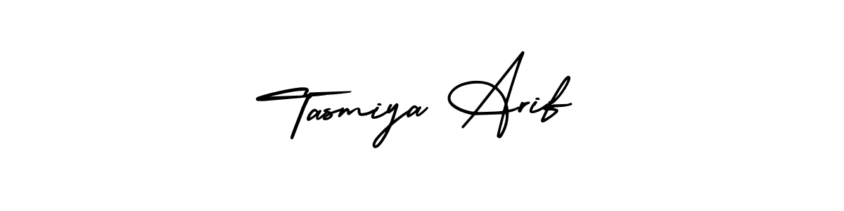 Create a beautiful signature design for name Tasmiya Arif. With this signature (AmerikaSignatureDemo-Regular) fonts, you can make a handwritten signature for free. Tasmiya Arif signature style 3 images and pictures png