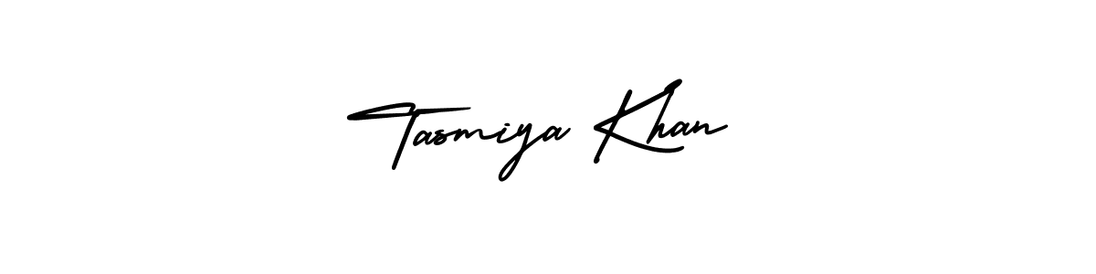Also You can easily find your signature by using the search form. We will create Tasmiya Khan name handwritten signature images for you free of cost using AmerikaSignatureDemo-Regular sign style. Tasmiya Khan signature style 3 images and pictures png