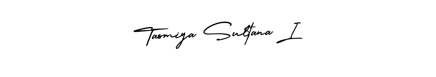 Use a signature maker to create a handwritten signature online. With this signature software, you can design (AmerikaSignatureDemo-Regular) your own signature for name Tasmiya Sultana I. Tasmiya Sultana I signature style 3 images and pictures png