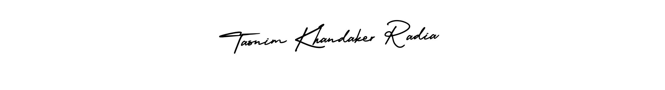 Here are the top 10 professional signature styles for the name Tasnim Khandaker Radia. These are the best autograph styles you can use for your name. Tasnim Khandaker Radia signature style 3 images and pictures png