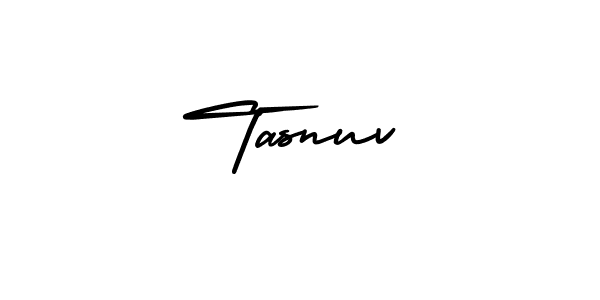 Use a signature maker to create a handwritten signature online. With this signature software, you can design (AmerikaSignatureDemo-Regular) your own signature for name Tasnuv. Tasnuv signature style 3 images and pictures png