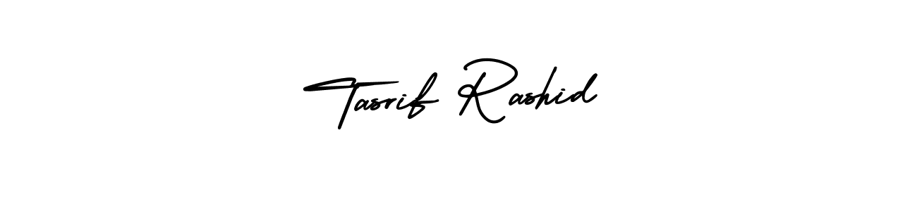 Make a beautiful signature design for name Tasrif Rashid. With this signature (AmerikaSignatureDemo-Regular) style, you can create a handwritten signature for free. Tasrif Rashid signature style 3 images and pictures png