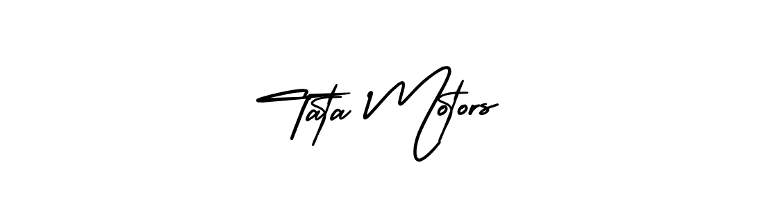 How to Draw Tata Motors signature style? AmerikaSignatureDemo-Regular is a latest design signature styles for name Tata Motors. Tata Motors signature style 3 images and pictures png