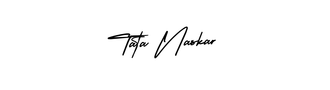 It looks lik you need a new signature style for name Tata Naskar. Design unique handwritten (AmerikaSignatureDemo-Regular) signature with our free signature maker in just a few clicks. Tata Naskar signature style 3 images and pictures png