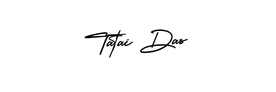 How to Draw Tatai Das signature style? AmerikaSignatureDemo-Regular is a latest design signature styles for name Tatai Das. Tatai Das signature style 3 images and pictures png
