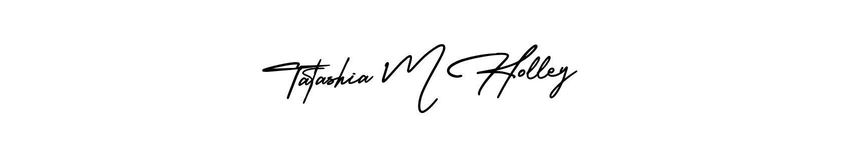 Also we have Tatashia M Holley name is the best signature style. Create professional handwritten signature collection using AmerikaSignatureDemo-Regular autograph style. Tatashia M Holley signature style 3 images and pictures png