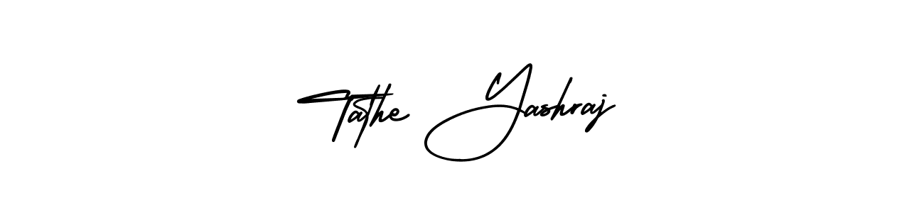 Create a beautiful signature design for name Tathe Yashraj. With this signature (AmerikaSignatureDemo-Regular) fonts, you can make a handwritten signature for free. Tathe Yashraj signature style 3 images and pictures png