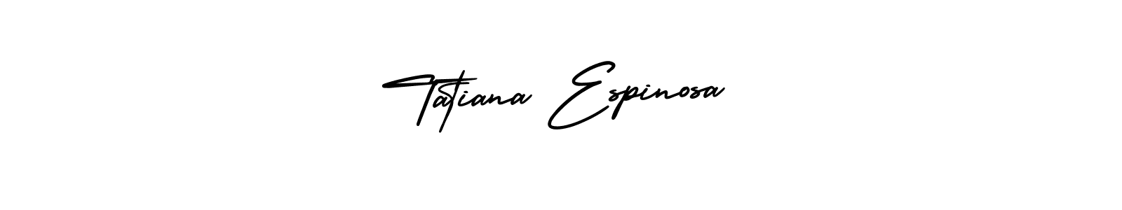 It looks lik you need a new signature style for name Tatiana Espinosa. Design unique handwritten (AmerikaSignatureDemo-Regular) signature with our free signature maker in just a few clicks. Tatiana Espinosa signature style 3 images and pictures png