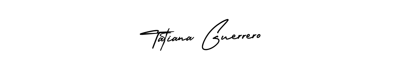 Make a short Tatiana Guerrero signature style. Manage your documents anywhere anytime using AmerikaSignatureDemo-Regular. Create and add eSignatures, submit forms, share and send files easily. Tatiana Guerrero signature style 3 images and pictures png