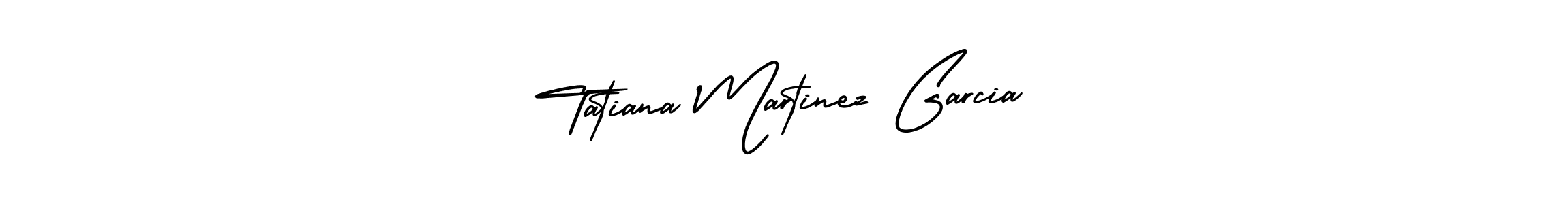 This is the best signature style for the Tatiana Martinez Garcia name. Also you like these signature font (AmerikaSignatureDemo-Regular). Mix name signature. Tatiana Martinez Garcia signature style 3 images and pictures png