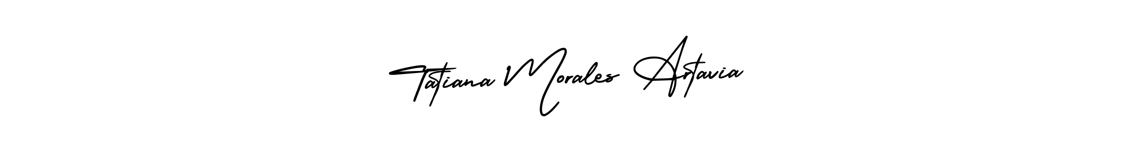 It looks lik you need a new signature style for name Tatiana Morales Artavia. Design unique handwritten (AmerikaSignatureDemo-Regular) signature with our free signature maker in just a few clicks. Tatiana Morales Artavia signature style 3 images and pictures png