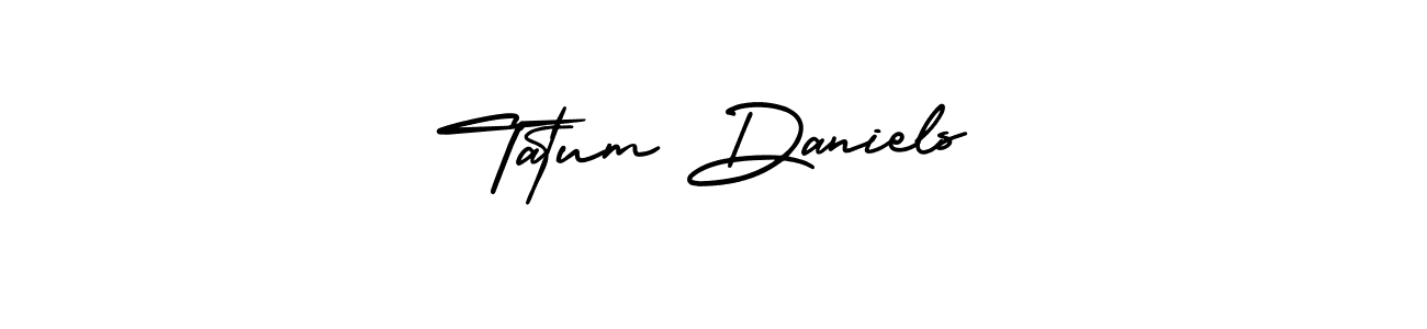 Here are the top 10 professional signature styles for the name Tatum Daniels. These are the best autograph styles you can use for your name. Tatum Daniels signature style 3 images and pictures png