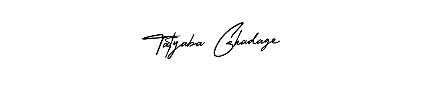 Make a beautiful signature design for name Tatyaba Ghadage. Use this online signature maker to create a handwritten signature for free. Tatyaba Ghadage signature style 3 images and pictures png