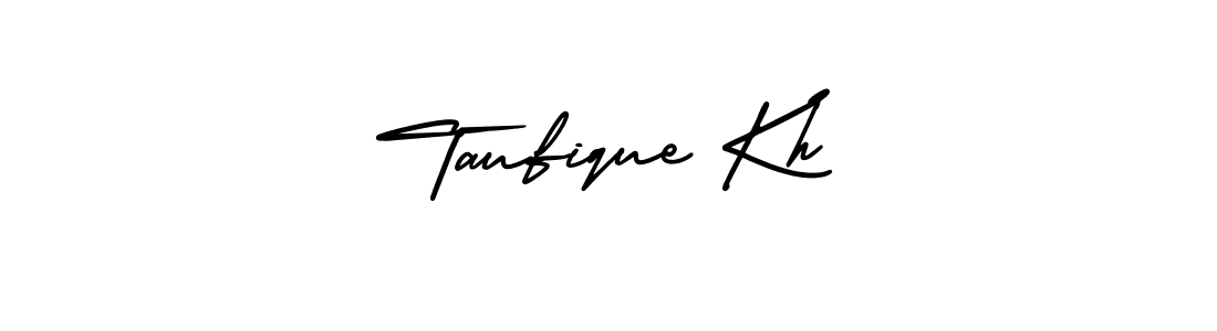 Design your own signature with our free online signature maker. With this signature software, you can create a handwritten (AmerikaSignatureDemo-Regular) signature for name Taufique Kh. Taufique Kh signature style 3 images and pictures png