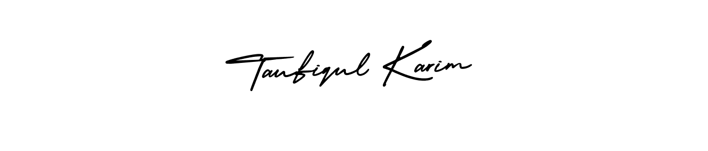 AmerikaSignatureDemo-Regular is a professional signature style that is perfect for those who want to add a touch of class to their signature. It is also a great choice for those who want to make their signature more unique. Get Taufiqul Karim name to fancy signature for free. Taufiqul Karim signature style 3 images and pictures png