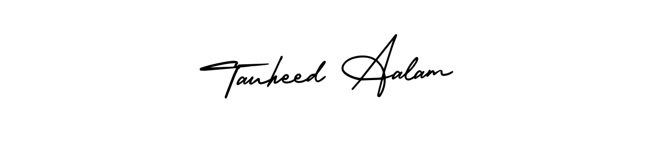 Create a beautiful signature design for name Tauheed Aalam. With this signature (AmerikaSignatureDemo-Regular) fonts, you can make a handwritten signature for free. Tauheed Aalam signature style 3 images and pictures png