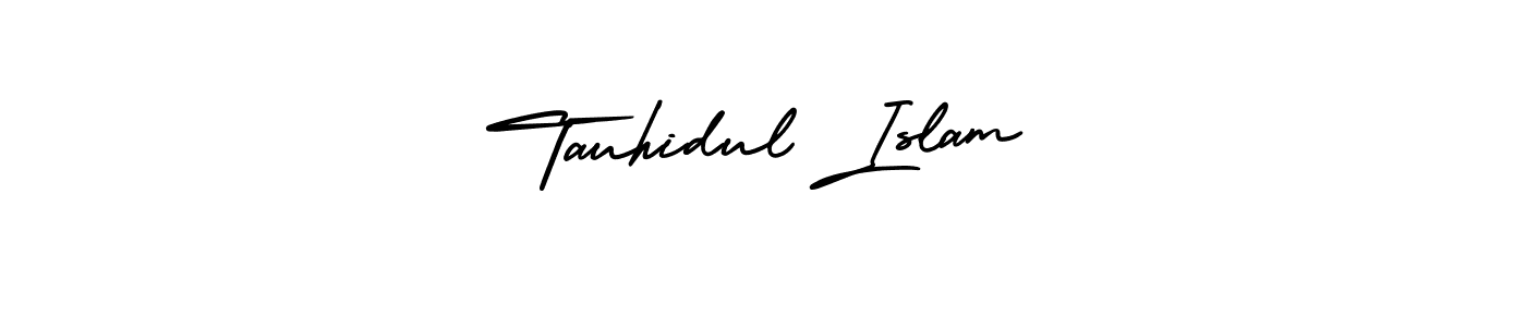 Best and Professional Signature Style for Tauhidul Islam. AmerikaSignatureDemo-Regular Best Signature Style Collection. Tauhidul Islam signature style 3 images and pictures png
