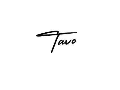 Create a beautiful signature design for name Tavo. With this signature (AmerikaSignatureDemo-Regular) fonts, you can make a handwritten signature for free. Tavo signature style 3 images and pictures png