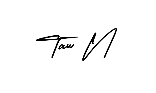 Also You can easily find your signature by using the search form. We will create Taw N name handwritten signature images for you free of cost using AmerikaSignatureDemo-Regular sign style. Taw N signature style 3 images and pictures png