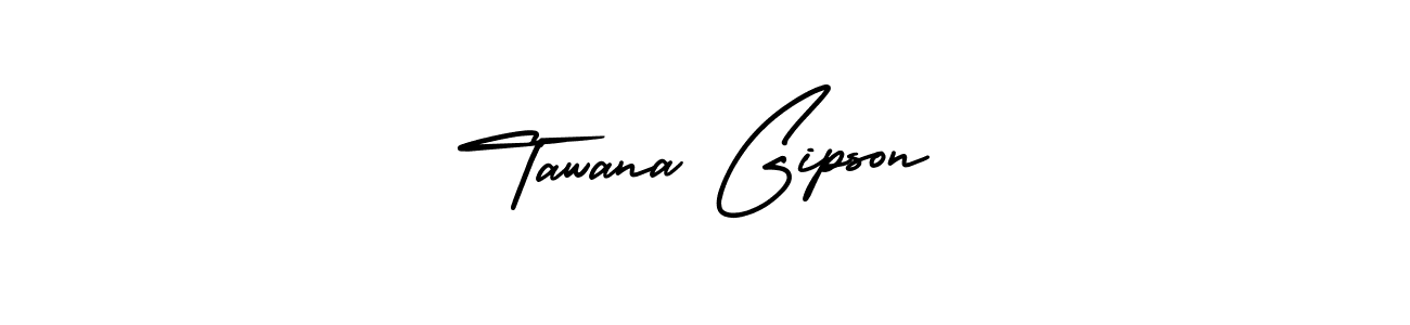 AmerikaSignatureDemo-Regular is a professional signature style that is perfect for those who want to add a touch of class to their signature. It is also a great choice for those who want to make their signature more unique. Get Tawana Gipson name to fancy signature for free. Tawana Gipson signature style 3 images and pictures png