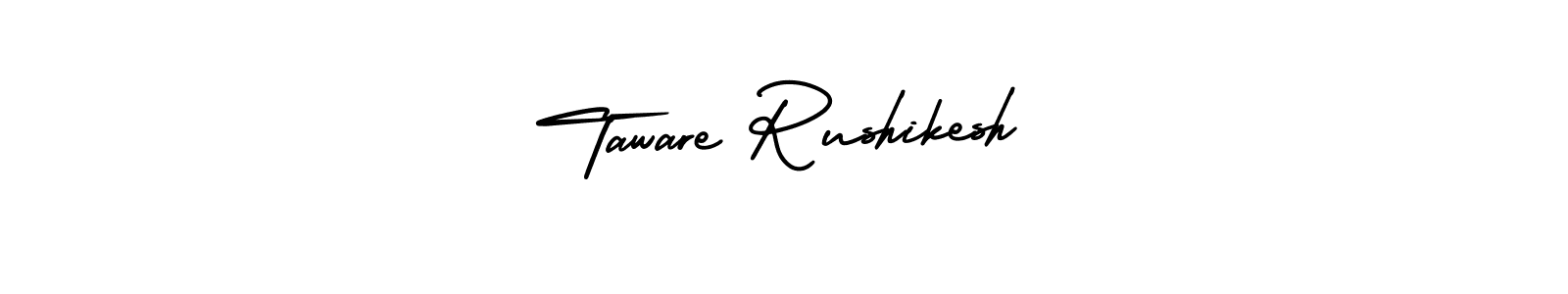 Create a beautiful signature design for name Taware Rushikesh. With this signature (AmerikaSignatureDemo-Regular) fonts, you can make a handwritten signature for free. Taware Rushikesh signature style 3 images and pictures png