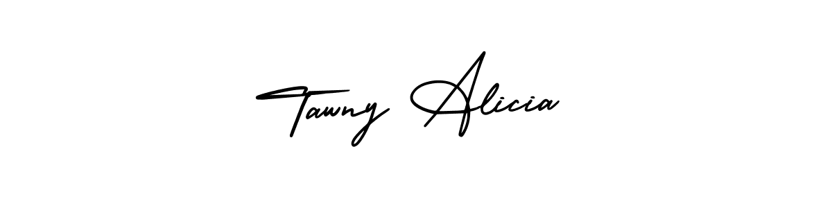 Create a beautiful signature design for name Tawny Alicia. With this signature (AmerikaSignatureDemo-Regular) fonts, you can make a handwritten signature for free. Tawny Alicia signature style 3 images and pictures png