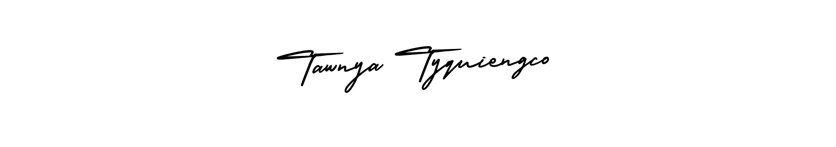 Also we have Tawnya Tyquiengco name is the best signature style. Create professional handwritten signature collection using AmerikaSignatureDemo-Regular autograph style. Tawnya Tyquiengco signature style 3 images and pictures png